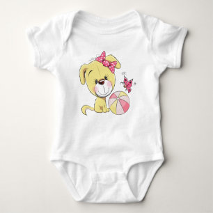 Body Para Bebê Sweet Puppy Baby Jersey
