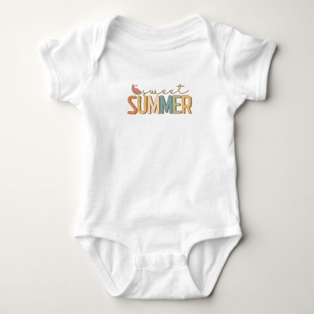 Body Para Bebê Sweet Summer (Frente)