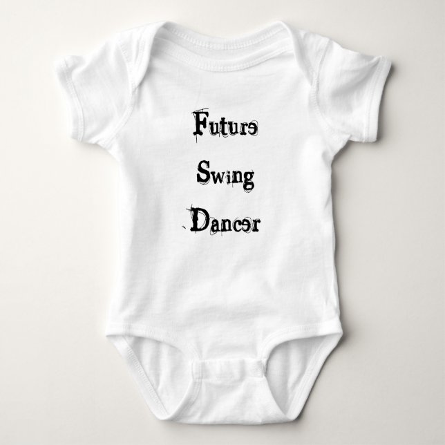 Body Para Bebê SwingDancer futuro (Frente)