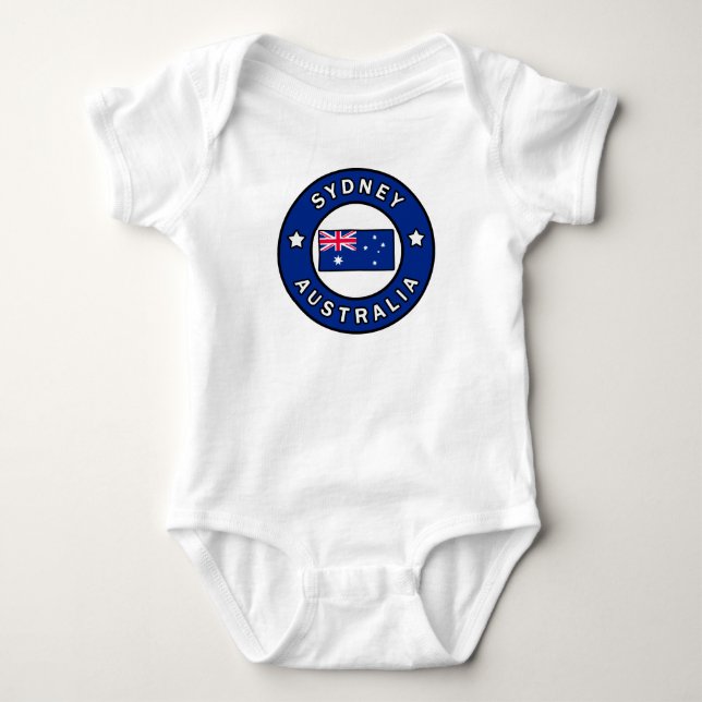 Body Para Bebê Sydney Austrália (Frente)