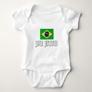 Body Para Bebê T de Jiu Jitsu do brasileiro