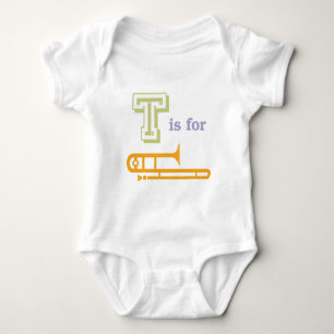 Body Para Bebê T é para o Trombone