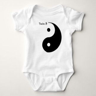 Body Para Bebê T para gêmeos - B gêmeo de Yin Yang