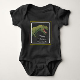 Body Para Bebê T-Rex Dinossaur Hanukkah Unisex Bebê