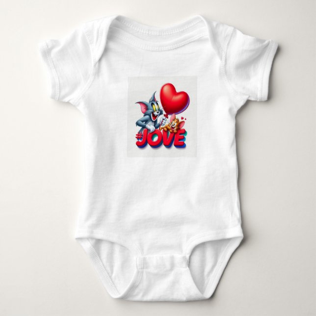 Body Para Bebê T-Shirt Adorable Baby T-Shirt" . "Bela Tee Bebê" (Frente)