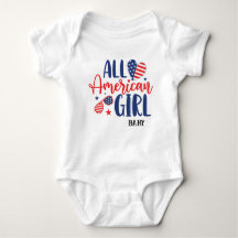 T-Shirt All American Girll (Baby)