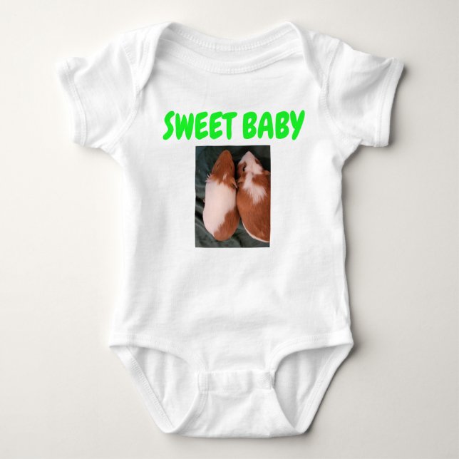 Body Para Bebê T-Shirt BABY DOCE (Frente)