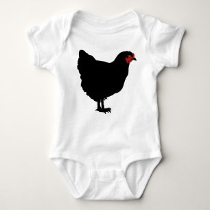 Body Para Bebê T-Shirt BABY JERSEY BODYSUIT ROOSTER E UM BEIJO