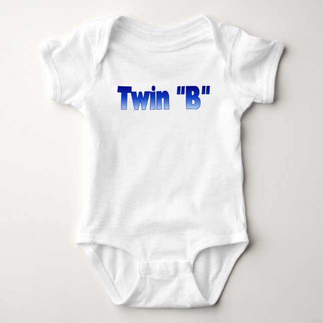Body Para Bebê T-Shirt com Criança gêmea (Frente)