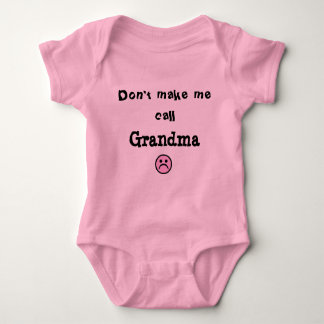 Body Para Bebê T-shirt da avó - personalizado