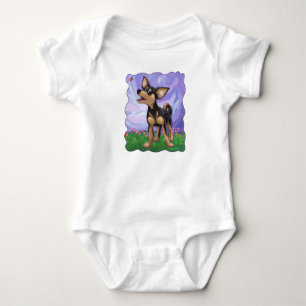 Body Para Bebê T-shirt da chihuahua