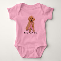 T-shirt da criança do cancro da mama do golden