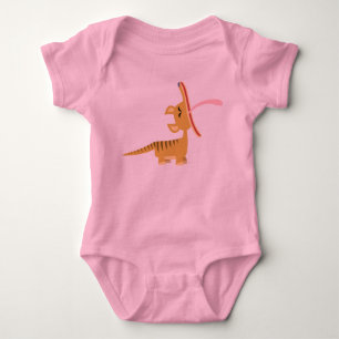 Body Para Bebê T-shirt de bocejo do bebê do Thylacine dos