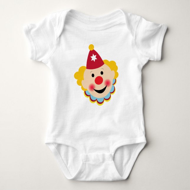 Body Para Bebê T-Shirt De Capa Longa Com Face Palheta (Frente)