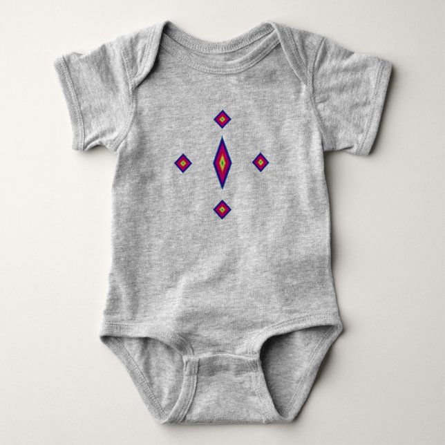 Body Para Bebê T-shirt - Diamond Cross (Frente)