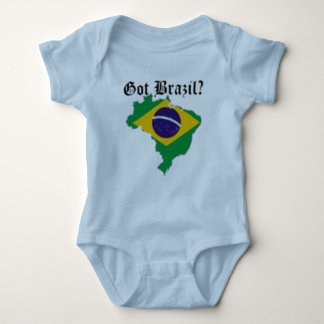 Body Para Bebê T-shirt do bebê de Brazillian (obtido Brasil)