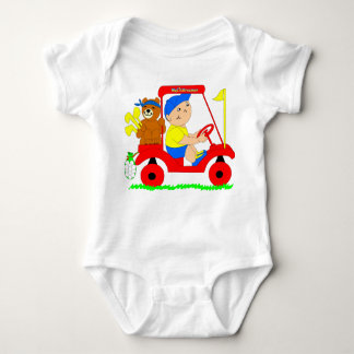 Body Para Bebê T-shirt do bebê do golfe