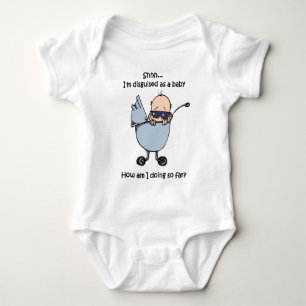 Body Para Bebê T-shirt do disfarce do bebê
