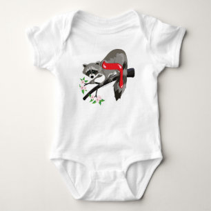 Body Para Bebê T-shirt do guaxinim da aposta de Aleph do hebraico
