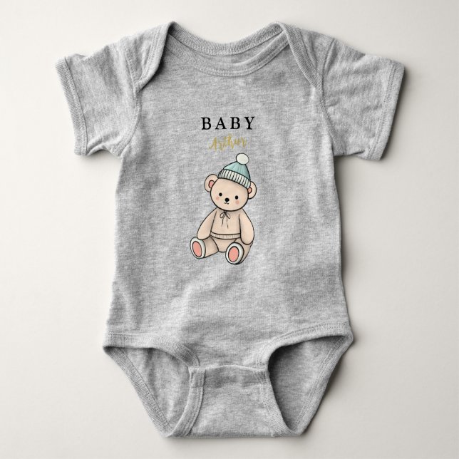 Body Para Bebê T-Shirt do Nursery eterno (Frente)