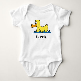 Body Para Bebê T-shirt do pato