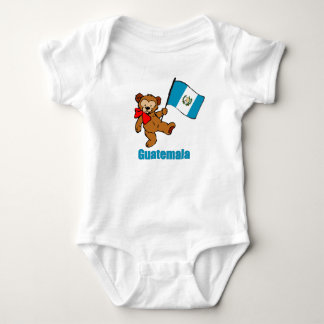 Body Para Bebê T-shirt do urso de ursinho de Guatemala