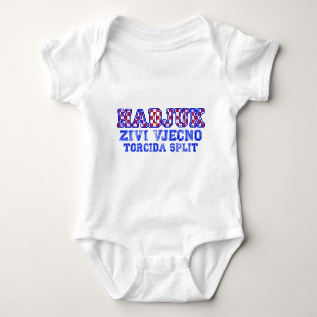 Body Para Bebê T-shirt dos suportes de Hadjuk (Frente)