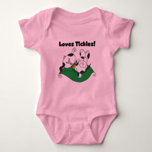 Body Para Bebê T-shirt e presentes das cócegas dos amores
