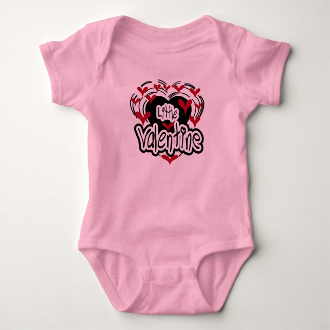 Body Para Bebê T-shirt e presentes pequenos dos namorados (Frente)