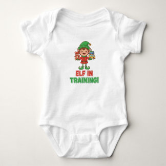Body Para Bebê T-Shirt Elf in Training