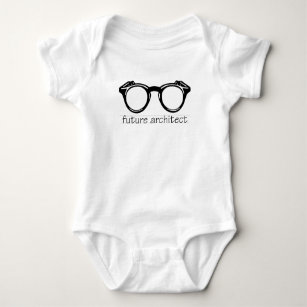 Body Para Bebê t-shirt futuro do arquiteto