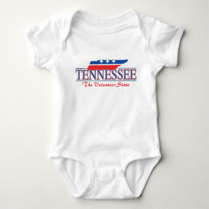 Body Para Bebê T-shirt infantil patriótico de Tennessee
