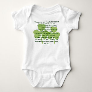 Body Para Bebê T-shirt irlandês da bênção - bebé