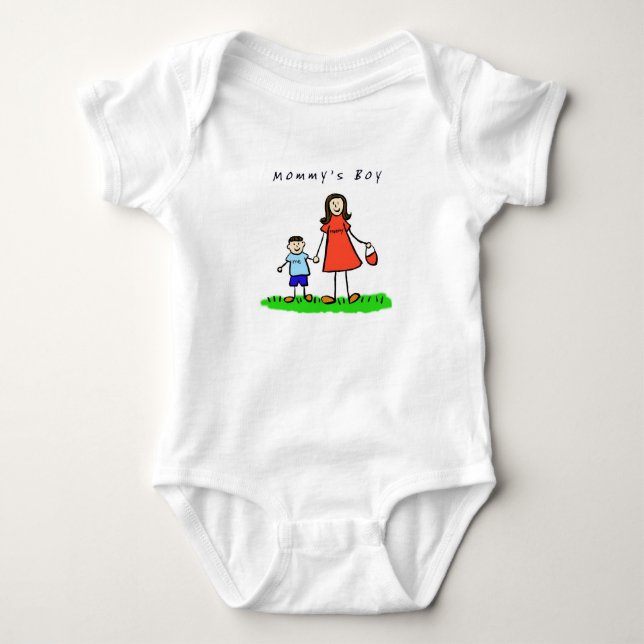 Body Para Bebê T-Shirt mamãe e Me (Brunette sem título) (Frente)