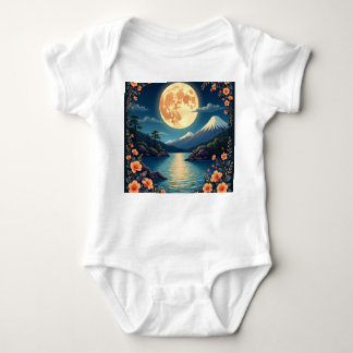 Body Para Bebê T-Shirt moon Light Edition