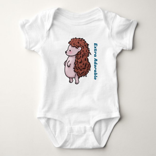 Body Para Bebê T-Shirt Muito Adorável (Frente)