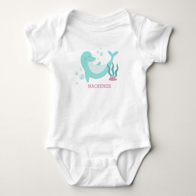 Body Para Bebê T-Shirt Onsie, Bebê Bonito (Frente)