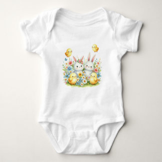 Body Para Bebê T-Shirt-Pastel Spring Infant Apparel