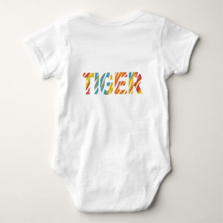 Body Para Bebê t-shirt Tiger para bebê