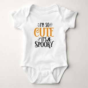 Body Para Bebê T-Shirt Toddler, Cute Spookie