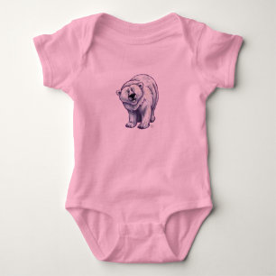 Body Para Bebê T-Shirts de Urso Polar
