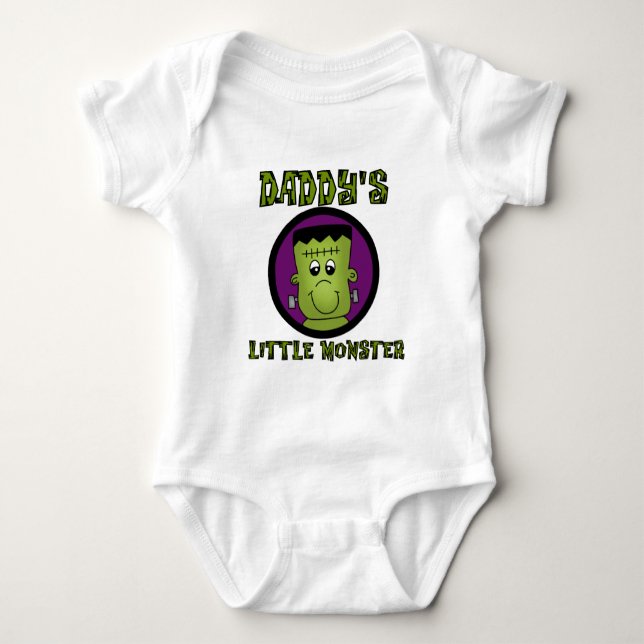 Body Para Bebê T-shirts e presentes de monstro pai (Frente)