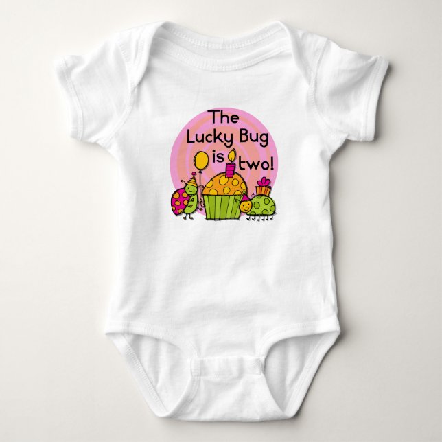 Body Para Bebê T-shirts e presentes de segundo aniversário de Cup (Frente)