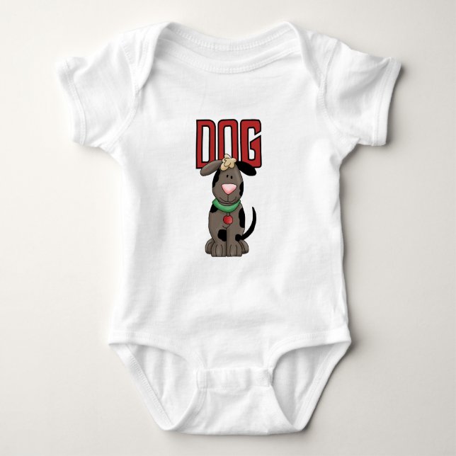 Body Para Bebê T-shirts e presentes para cães (Frente)
