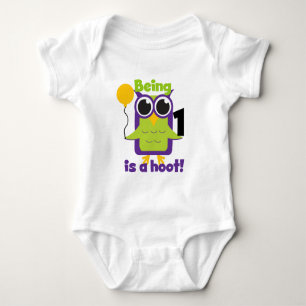 Body Para Bebê T-shirts e primeiros aniversarios de Hoot Owl