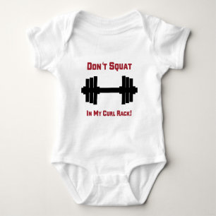 Body Para Bebê T-shirts engraçadas de ginástica Malhação