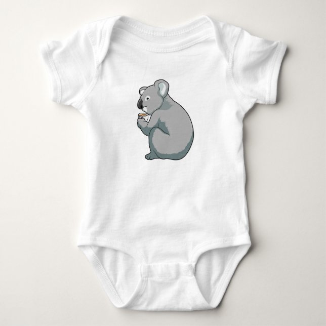 Body Para Bebê Taça Koala Coffee (Frente)
