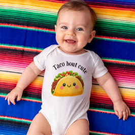 Body Para Bebê Taco bout cute - taco theme clothing for baby