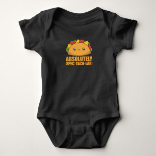 Body Para Bebê Taco Engraçado - Especificação Absoluta Tacos-Lar