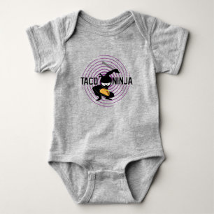 Body Para Bebê Taco Ninja Design - Bebê Jersey Bodycase